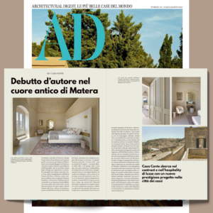 Debutto d'autore nel cuore antico di Matera | AD X Casa Conte - July/August 25